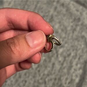 Sterling Silver Cubic Zirconia Mini Hoops